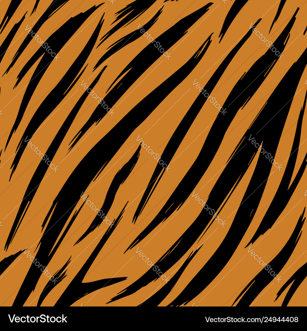 Seamless texture tiger skins pattern eps 10 Vector Image