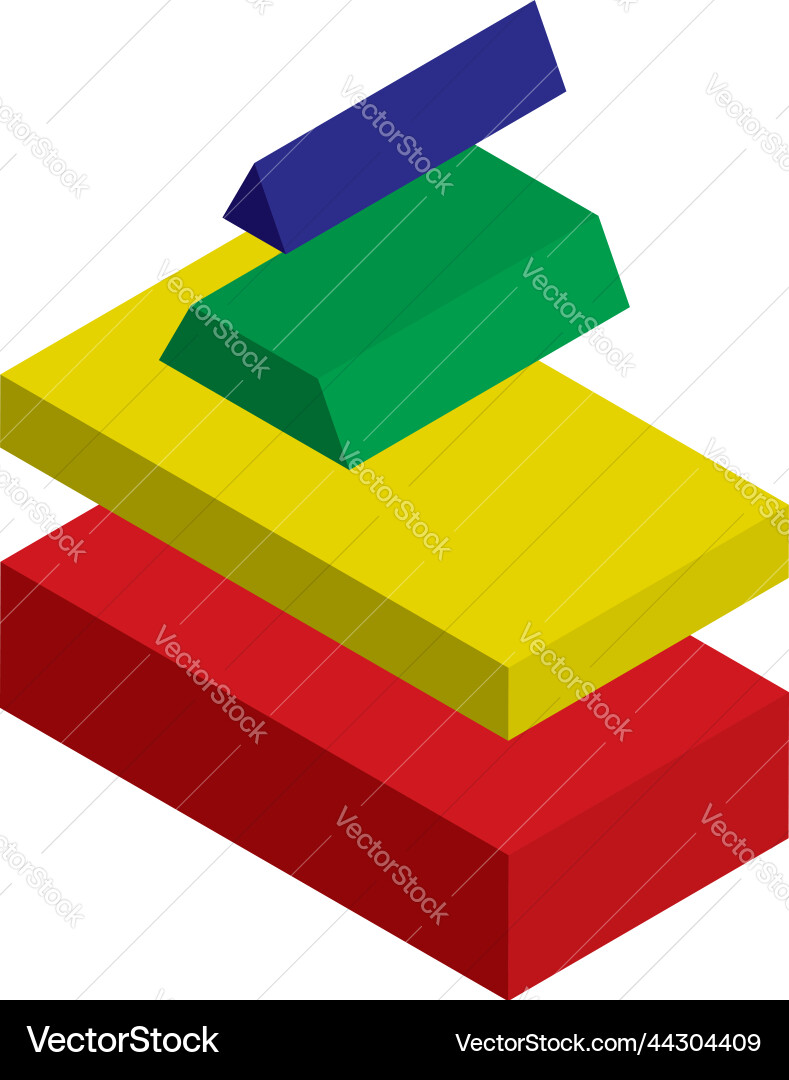 Analytics chart on a white background vector image