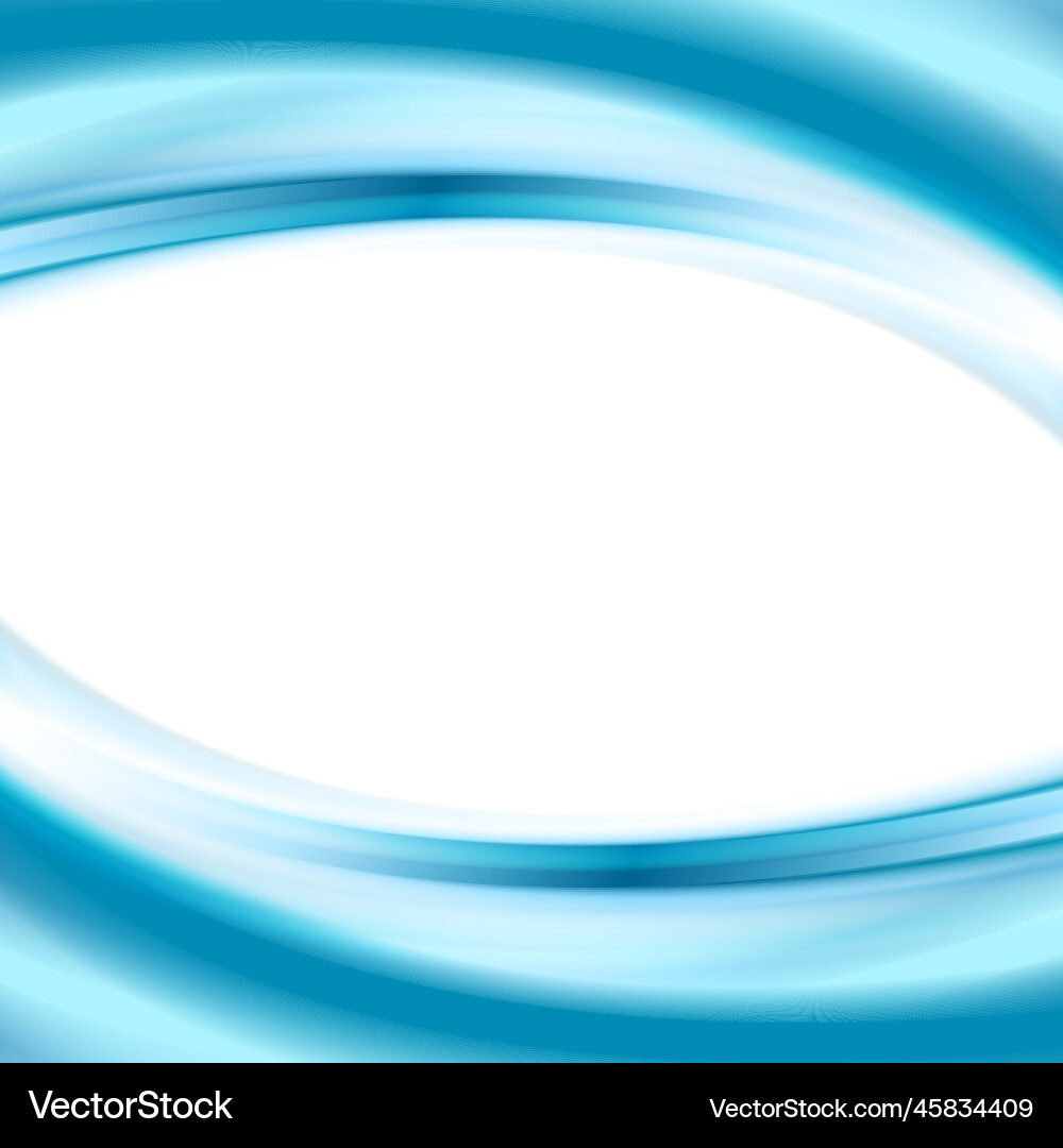 Bright blue smooth waves elegant wallpaper Bright blue smooth waves elegant wallpaper vector image