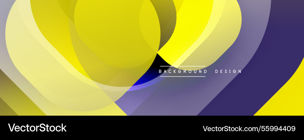Circular abstract design with overlapping Circular abstract design with overlapping Vector Image