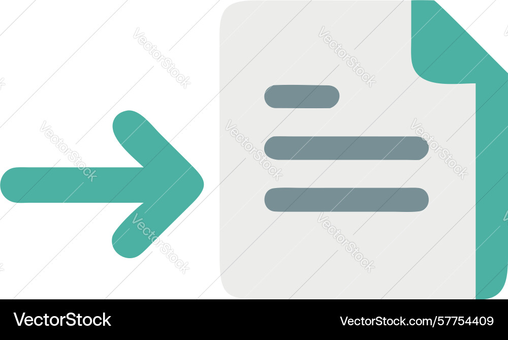 File input document icon data upload system vector image
