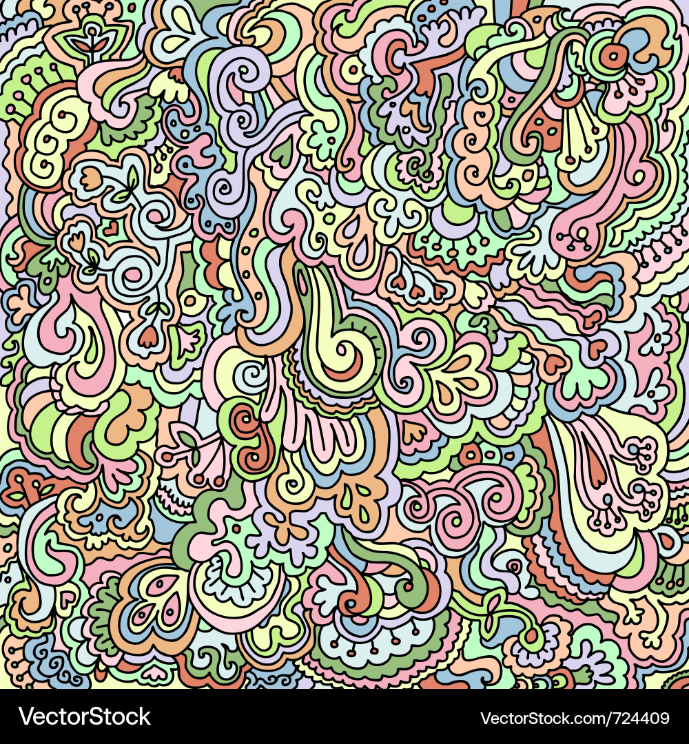 Swirls & Patterns Background vector image