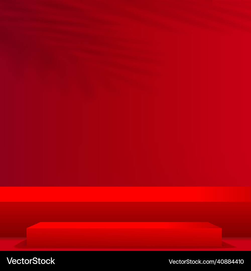 Abstract background with red color geometric 3d Abstract background with red color geometric 3d vector image