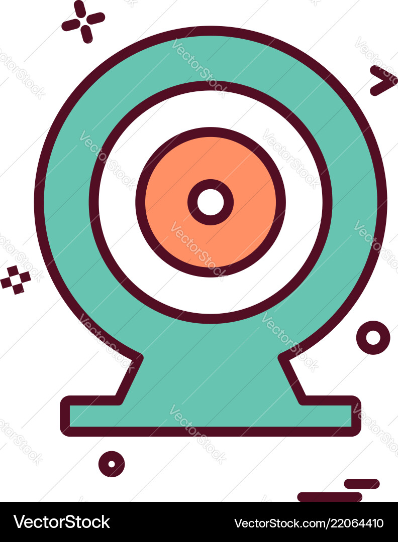 Dart icon design Vector Image