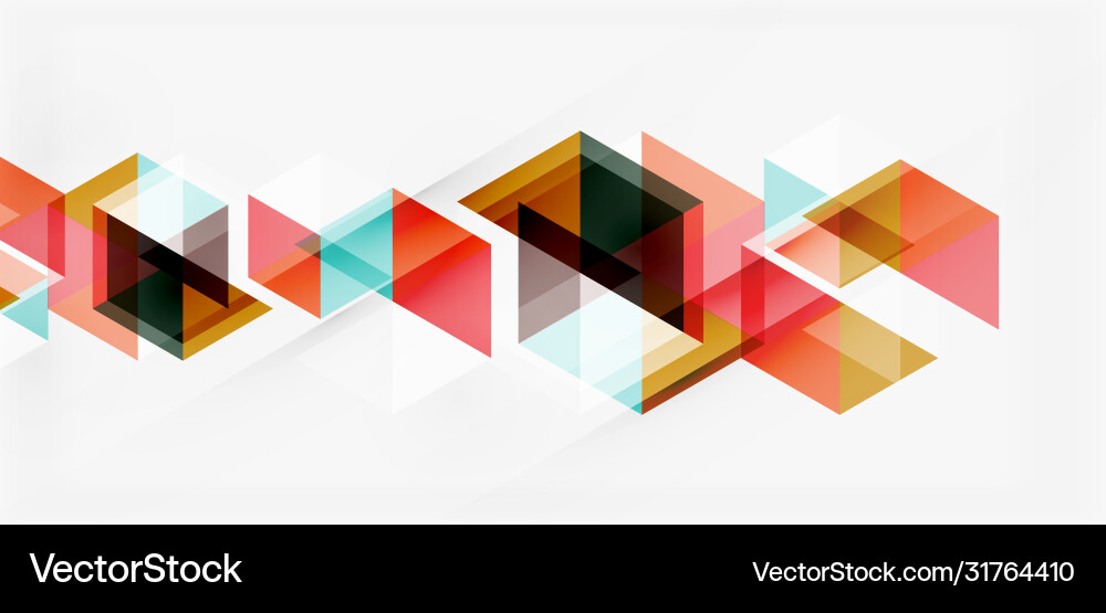 Geometric abstract background mosaic triangle Geometric abstract background mosaic triangle Vector Image