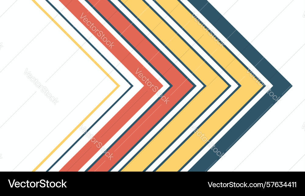 Abstract chevron pattern design vector image