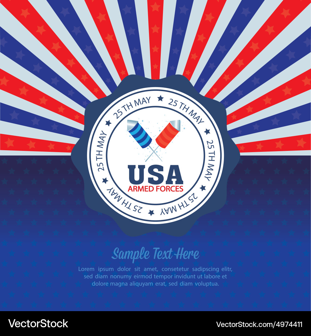 Abstract independence day background with some vector image