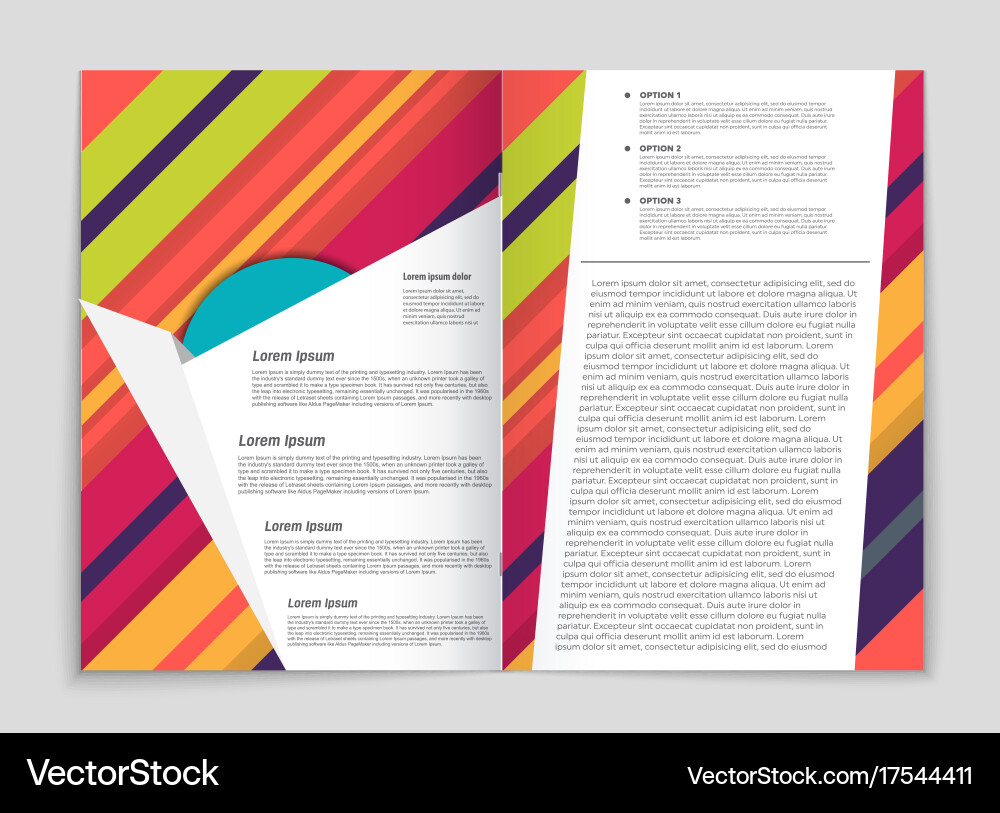 Abstract layout background set for art Vector Image
