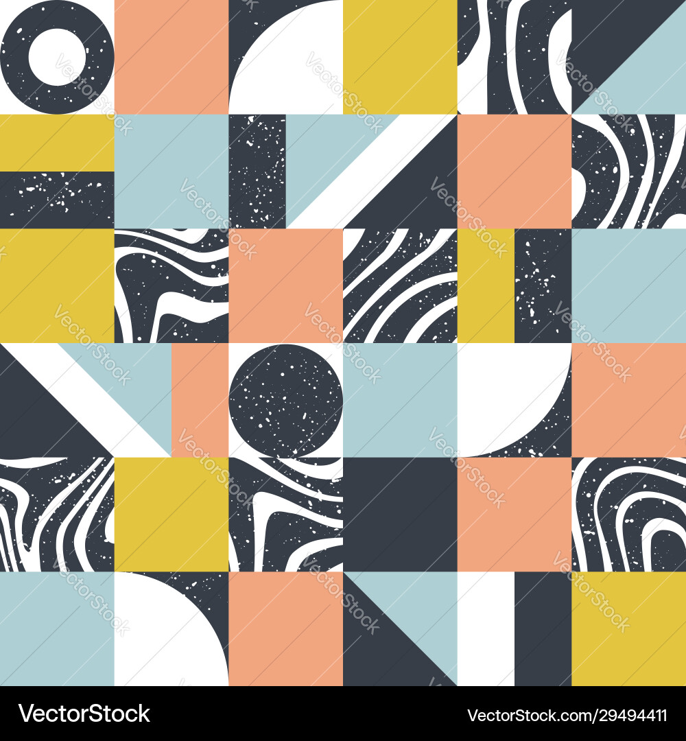 Abstract seamless pattern with geometric shapes Abstract seamless pattern with geometric shapes vector image