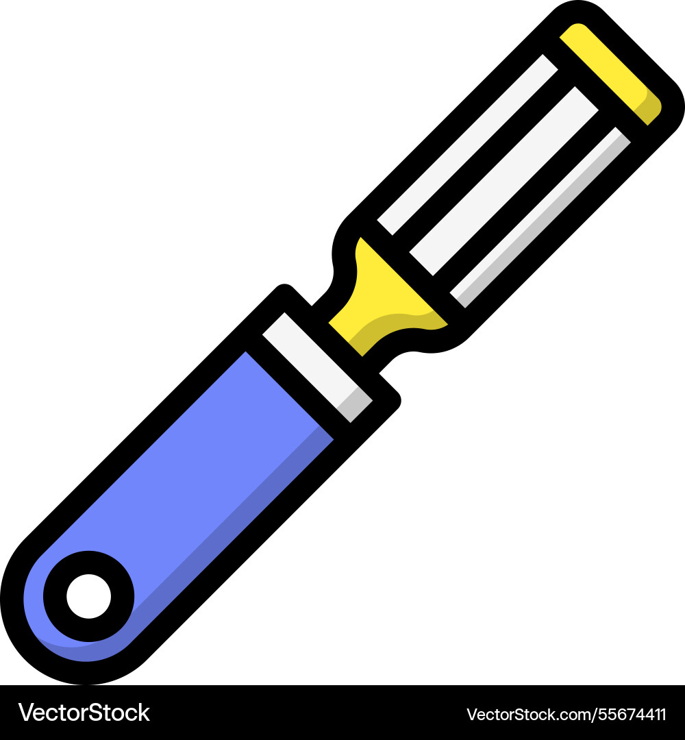 Chisel icon design Vector Image