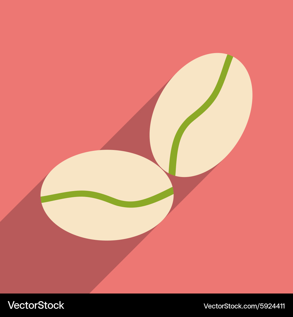 Flat with shadow icon and mobile application Vector Image