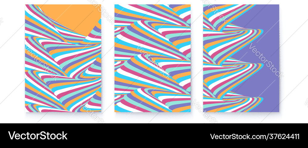 Psychedelic abstract pattern on colorful Psychedelic abstract pattern on colorful vector image