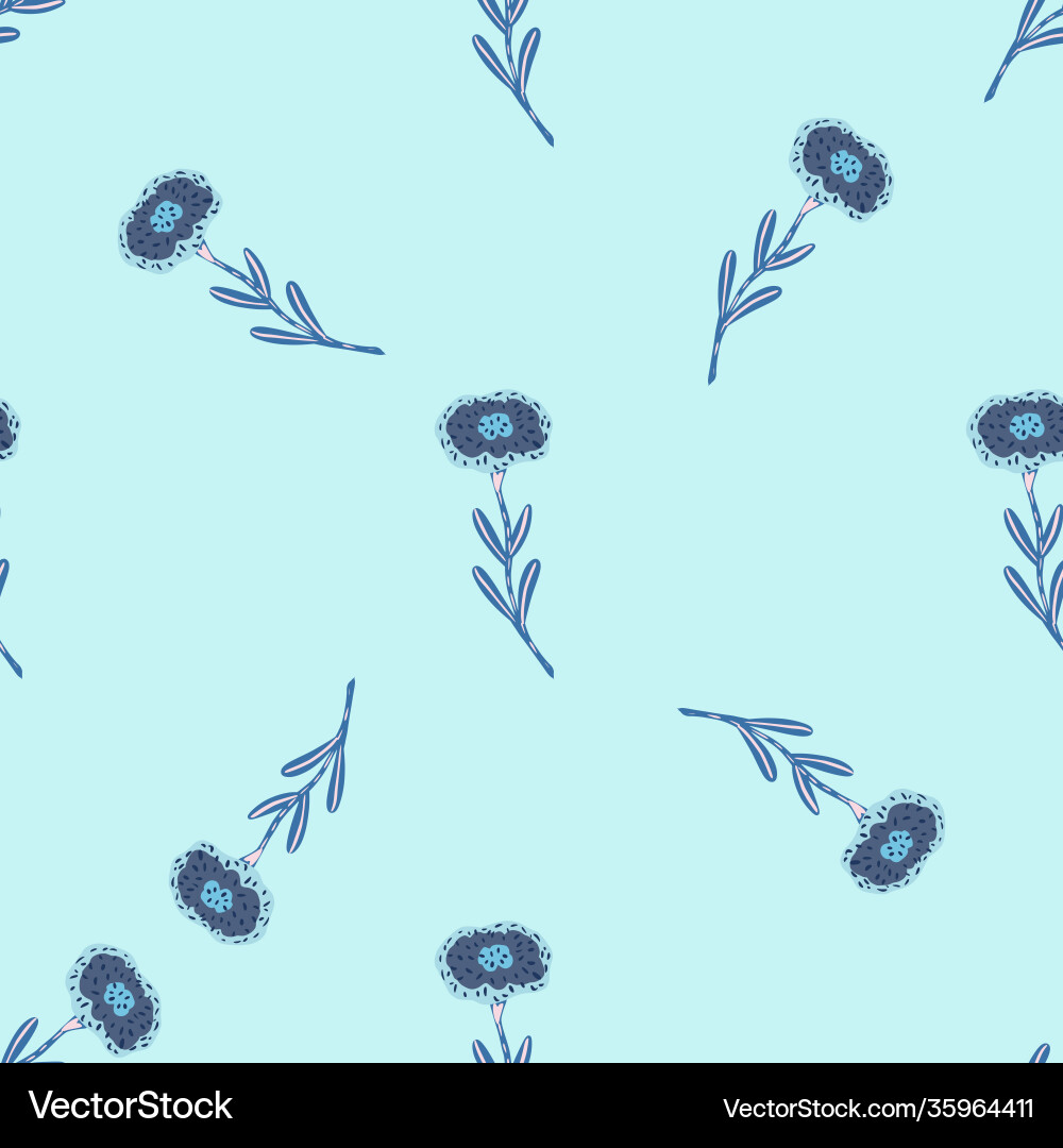 Random minimaistic seamless pattern with navy Random minimaistic seamless pattern with navy vector image