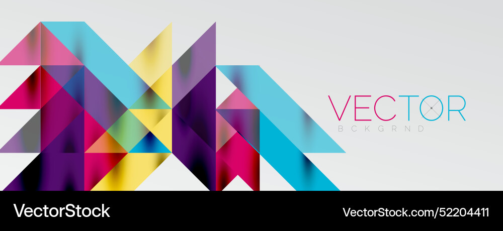 Tech minimal overlapping triangle shapes elements Tech minimal overlapping triangle shapes elements vector image