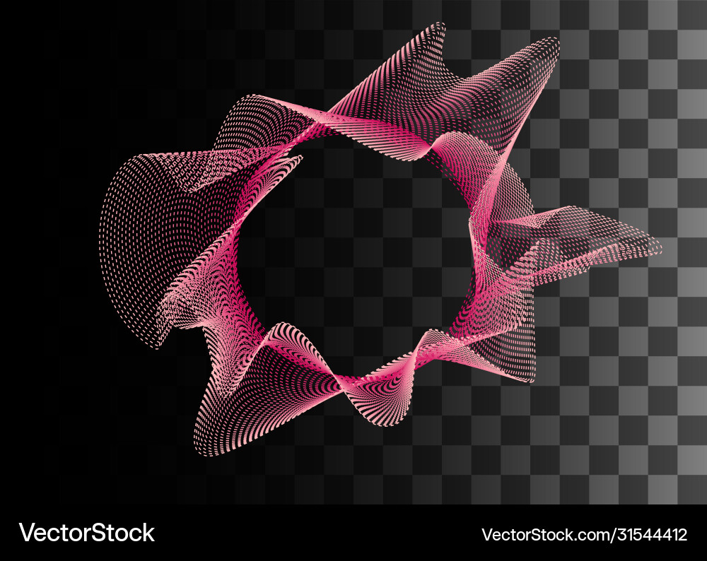 Abstract design element pink color effect Abstract design element pink color effect vector image