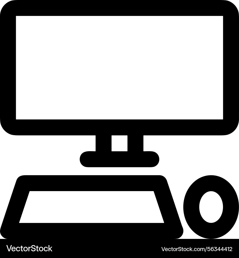 Computer icon symbol image Computer icon symbol image vector image