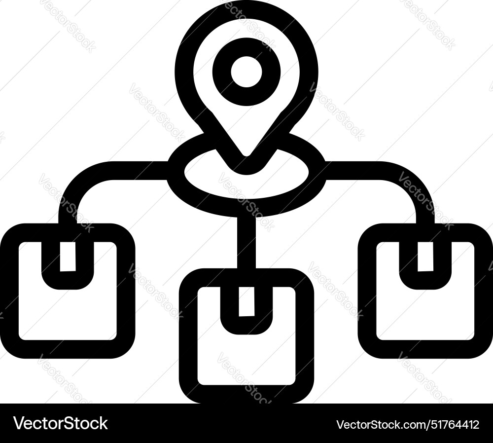 Global network connecting devices with location Global network connecting devices with location vector image