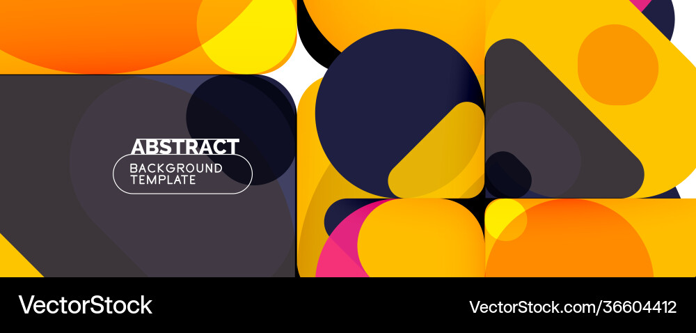 Modern geometric round shapes and dynamic lines Modern geometric round shapes and dynamic lines vector image