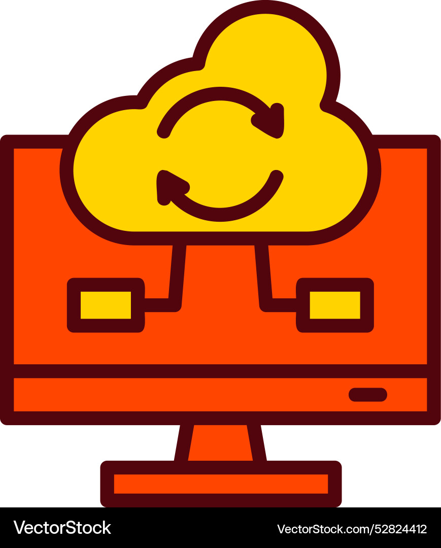 Synchronization icon design Vector Image