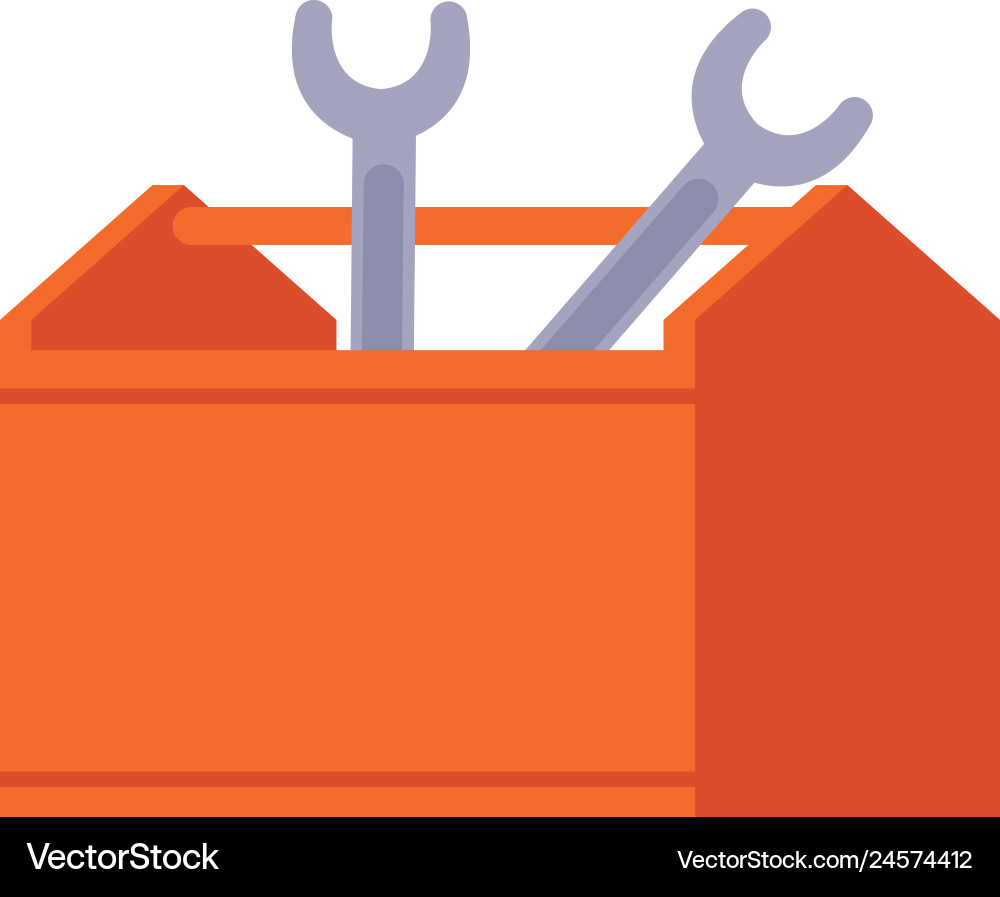 Toolbox handle isolated icon Vector Image
