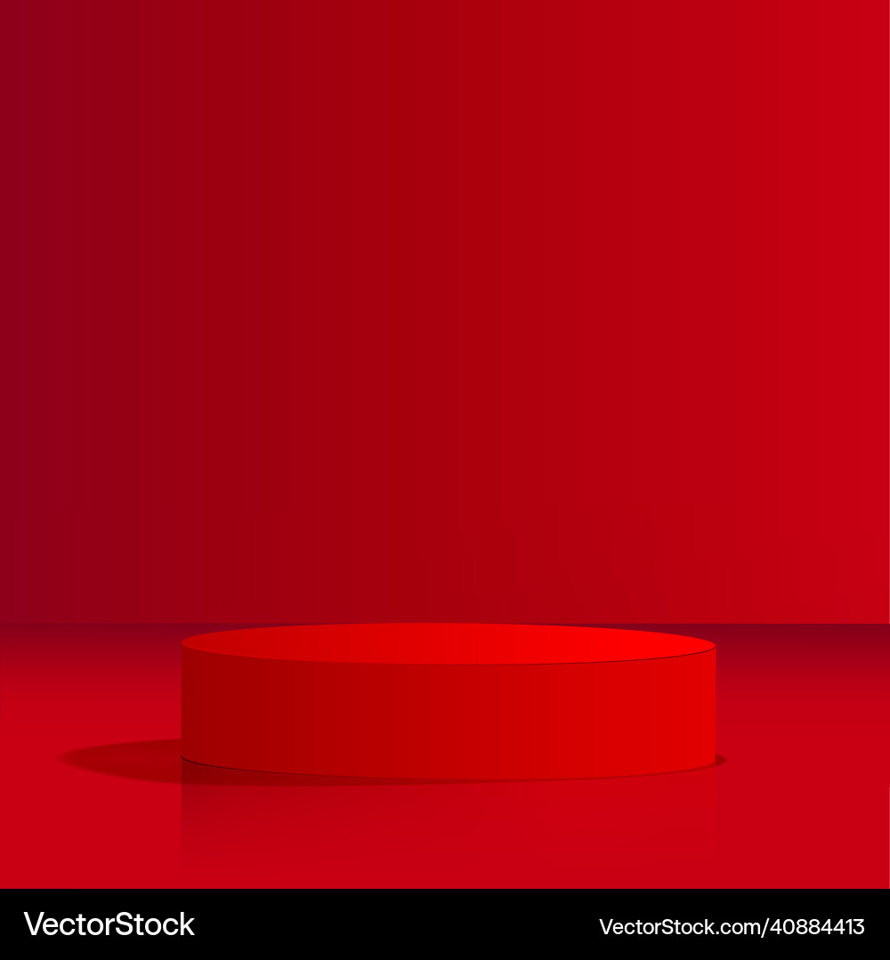 Abstract background with red color geometric 3d Abstract background with red color geometric 3d vector image