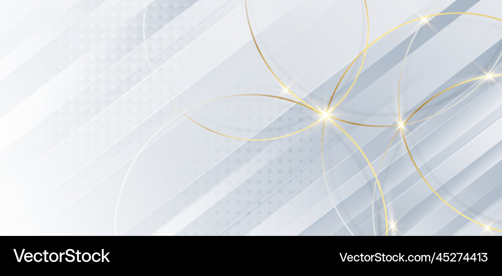 Abstract gold circles lines overlapping Abstract gold circles lines overlapping Vector Image