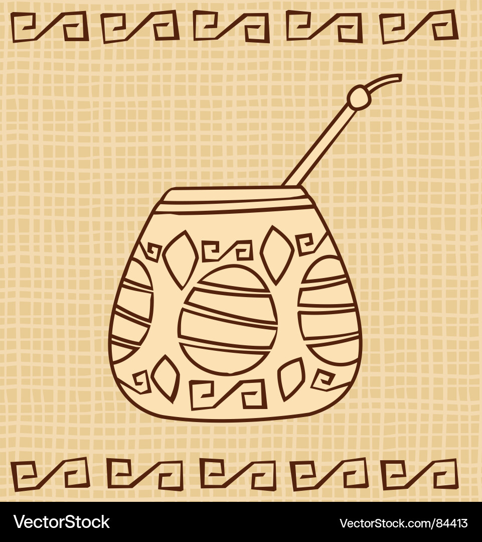 Calabash Pattern Vector Image