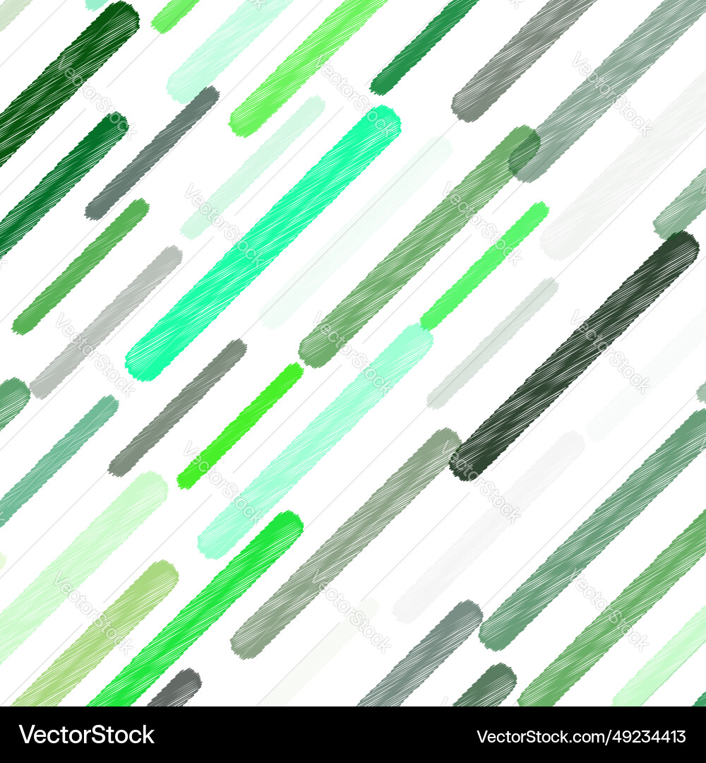 Green abstract lines dashed sketched rounded Green abstract lines dashed sketched rounded vector image