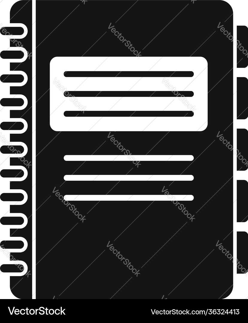 Office manager folder icon simple style Office manager folder icon simple style vector image