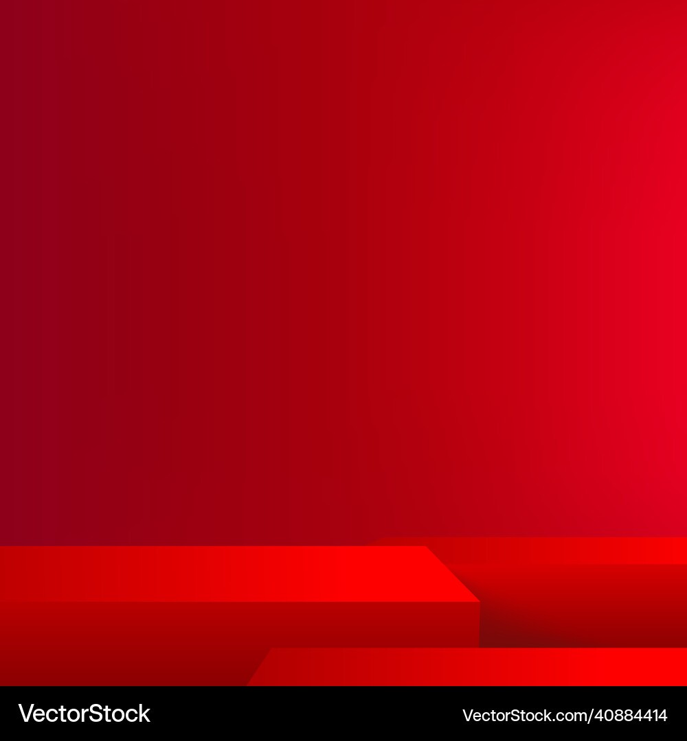 Abstract background with red color geometric 3d Abstract background with red color geometric 3d vector image