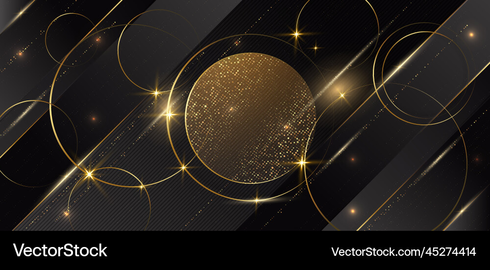 Abstract gold circles lines overlapping Abstract gold circles lines overlapping vector image