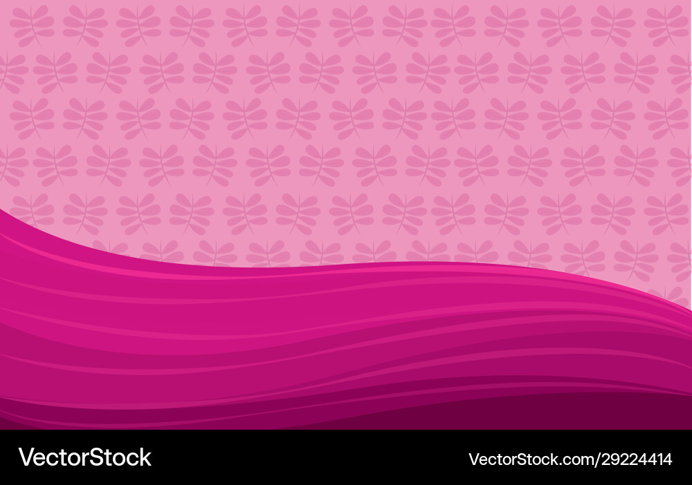 Background design with pink abstract patterns vector image