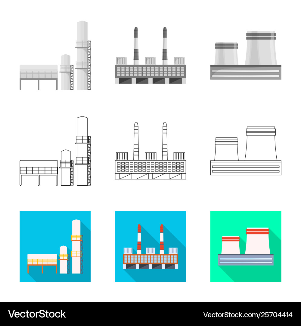 Isolated object production and structure sign Isolated object production and structure sign vector image