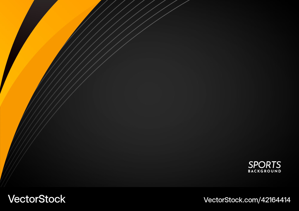 Modern gradient black background with lines Modern gradient black background with lines vector image