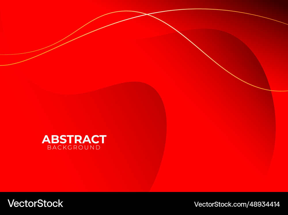 Red color abstract background design Vector Image