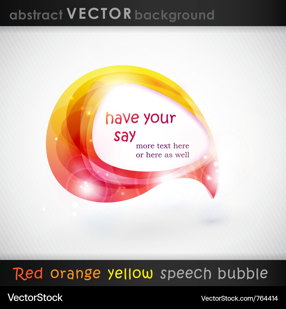 Speech bubble Vector Image