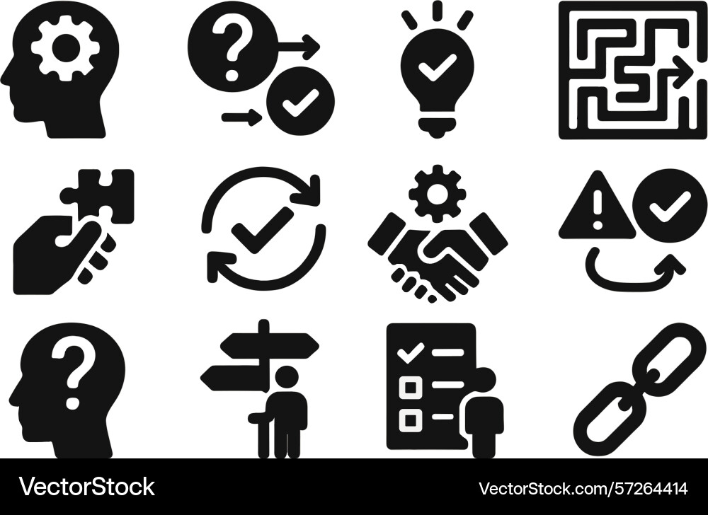 Understanding problem-solving concepts through Understanding problem-solving concepts through vector image