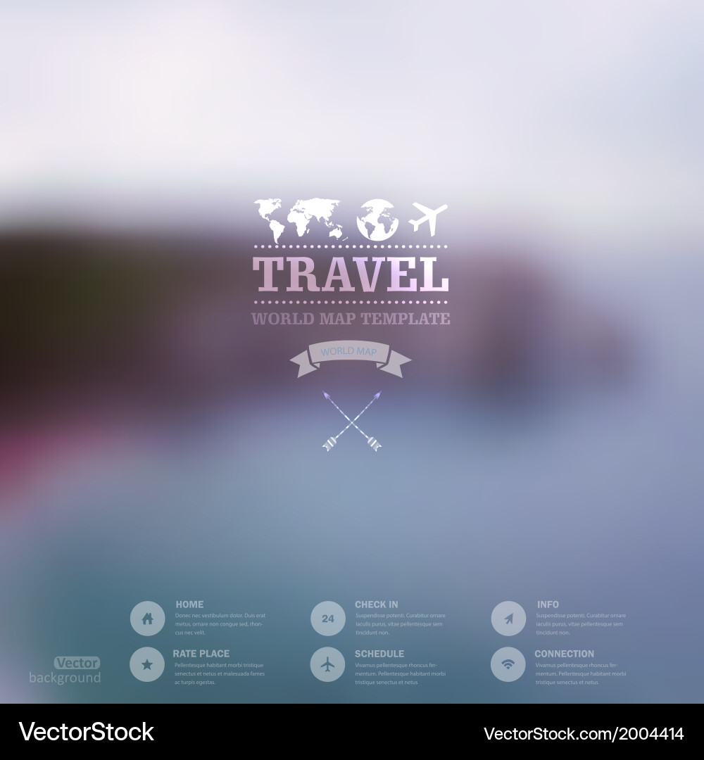 Web and mobile interface template corporate vector image