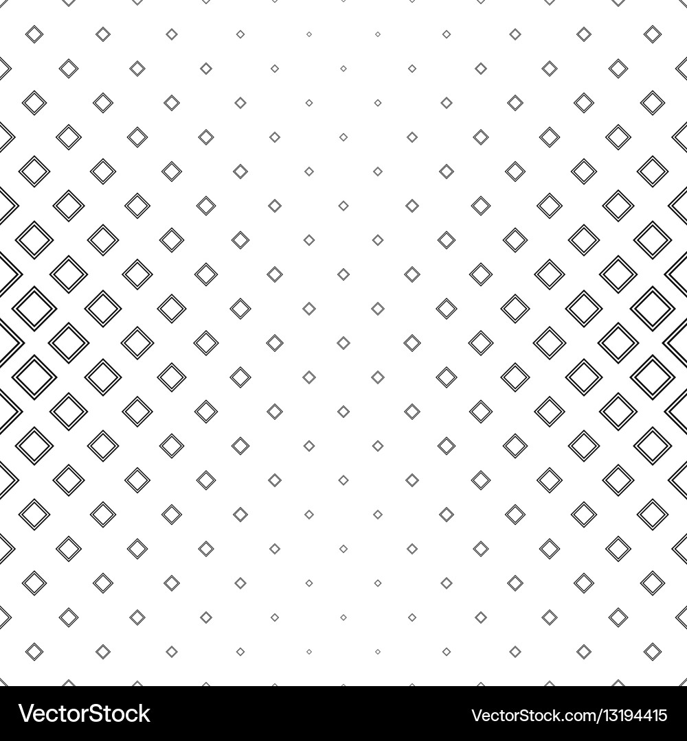 Abstract black square pattern design vector image