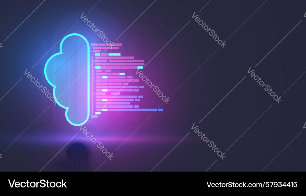 Api concept cloud repository for team work of Api concept cloud repository for team work of vector image