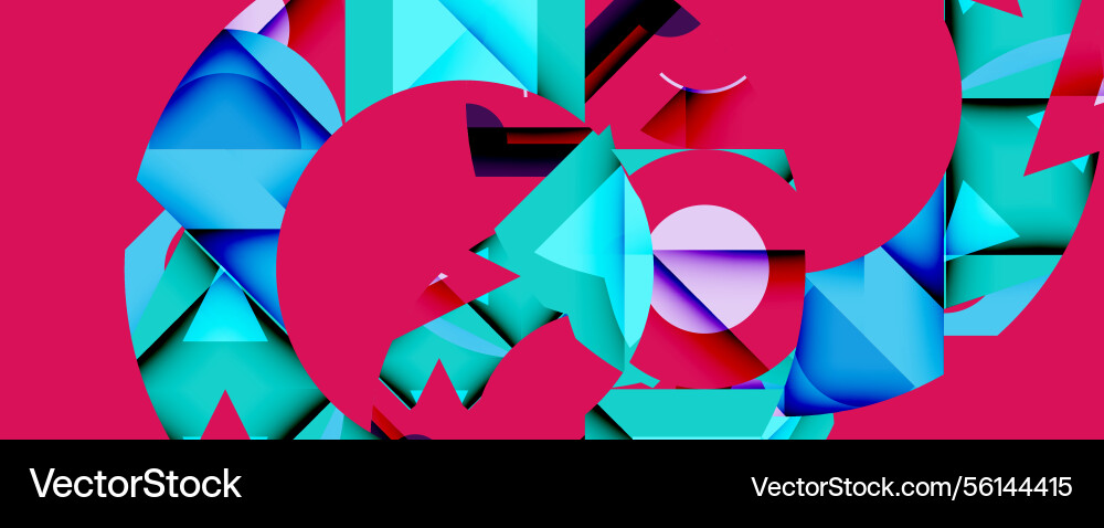 Bright abstract composition overlapping circles Bright abstract composition overlapping circles vector image