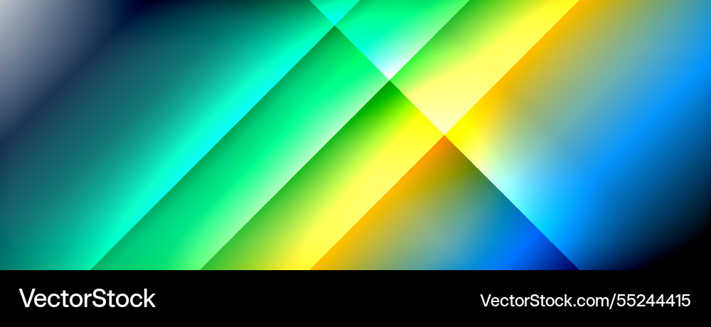 Dynamic shadow lines with gradient colors vector image