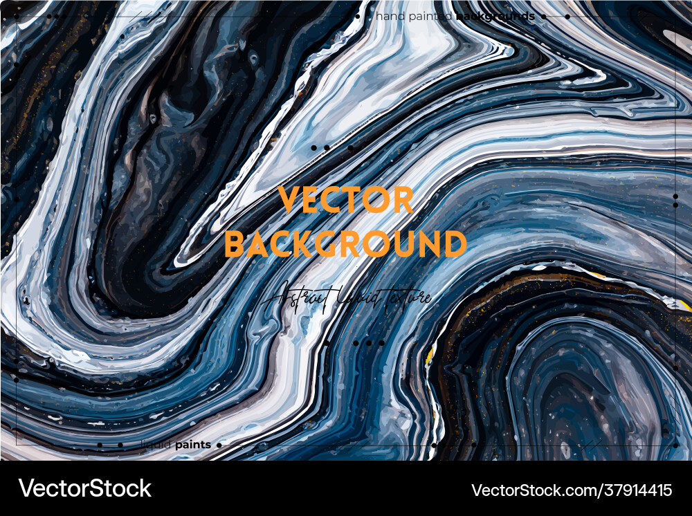 Fluid art texture abstract backdrop with swirling Fluid art texture abstract backdrop with swirling vector image