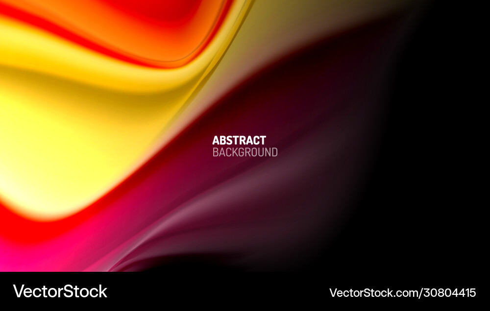 Fluid Color Gradient Background vector image