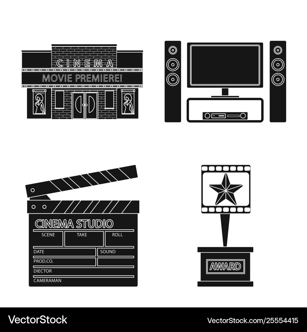 Isolated object session and viewing sign set Isolated object session and viewing sign set Vector Image