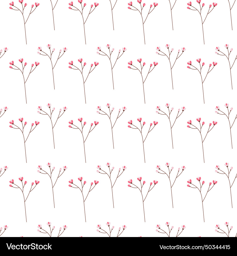 Seamless pattern of abstract flowering spring Seamless pattern of abstract flowering spring Vector Image