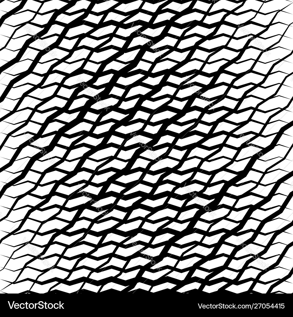 Wavy waving zigzag lines crosshatch grid mesh Wavy waving zigzag lines crosshatch grid mesh vector image