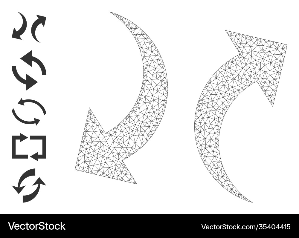 Web network exchange arrows icon with simple Web network exchange arrows icon with simple vector image