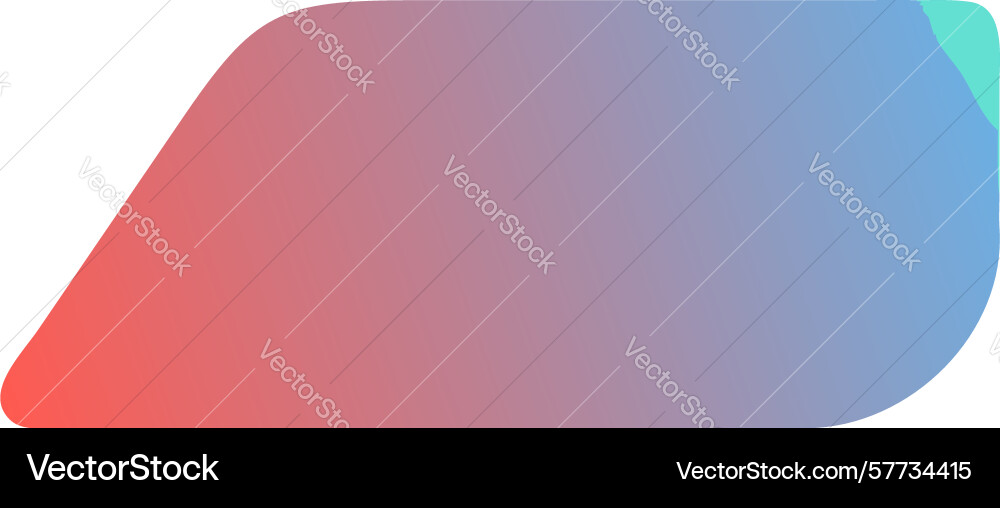 Wide gradient color bar for dynamic digital vector image