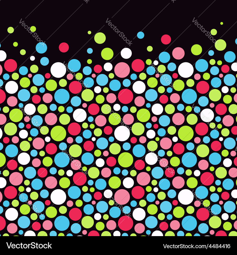 Abstract background with color circles Vector Image